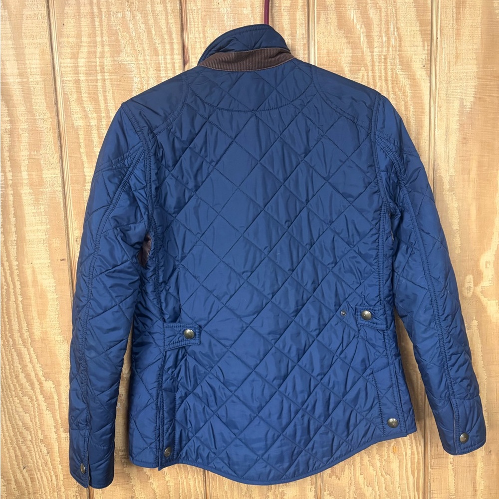 Ralph Lauren Blue Quilted Jacket with Crest - Picture 10 of 11